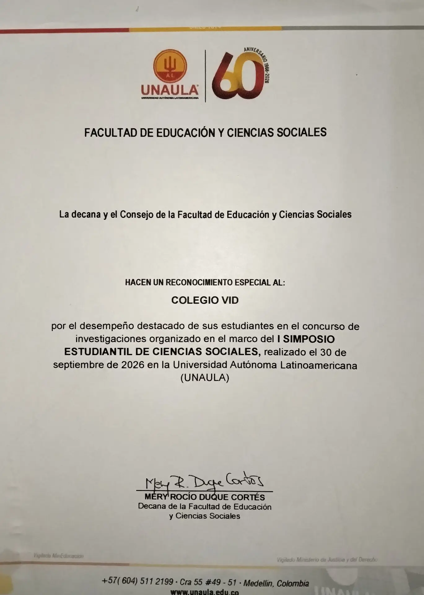 simposio de ciencias sociales de UNAULA (2)